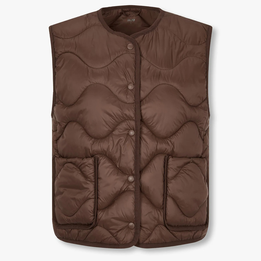 JAJU Pocket Light Vest – Brown