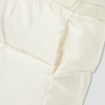 JAJU Padded Waist Tie Vest – Ivory