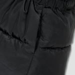 JAJU Loose-Fit Puffer Vest – Black