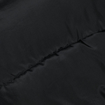 JAJU Loose-Fit Puffer Vest – Black