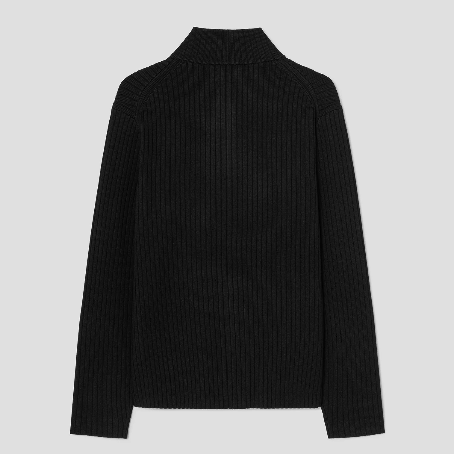 Theory Men Light Bilen Full Zip Cardigan - Black