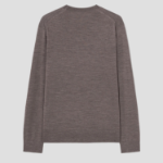 Theory Men Regal Wool Crew Neck Sweater - Brown