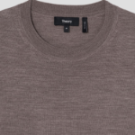 Theory Men Regal Wool Crew Neck Sweater - Brown