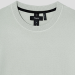 Theory Men Light Bilen Relax Crew Neck Sweater - Light Greenstone