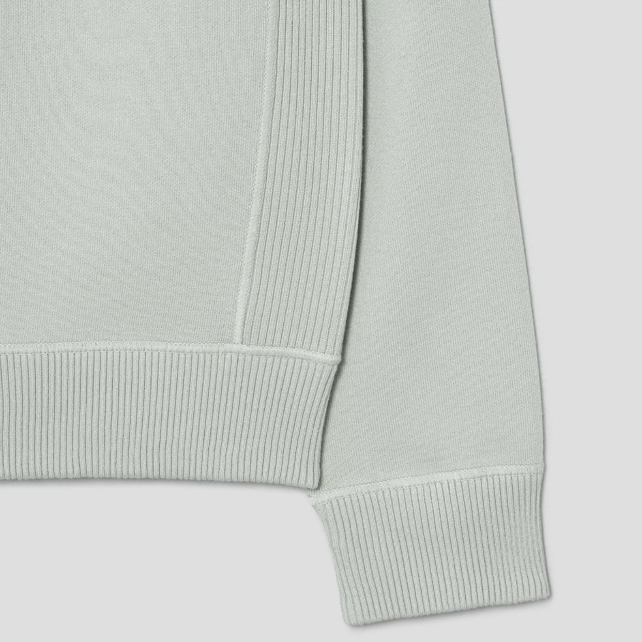 Theory Men Light Bilen Relax Crew Neck Sweater - Light Greenstone