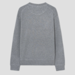 Theory Men Light Bilen Relax Crew Neck Sweater - Melange Grey