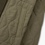 JAJU Loose-Fit Light Padded Jacket – Khaki