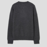 ami Intarsia Adc Sweater – Grey