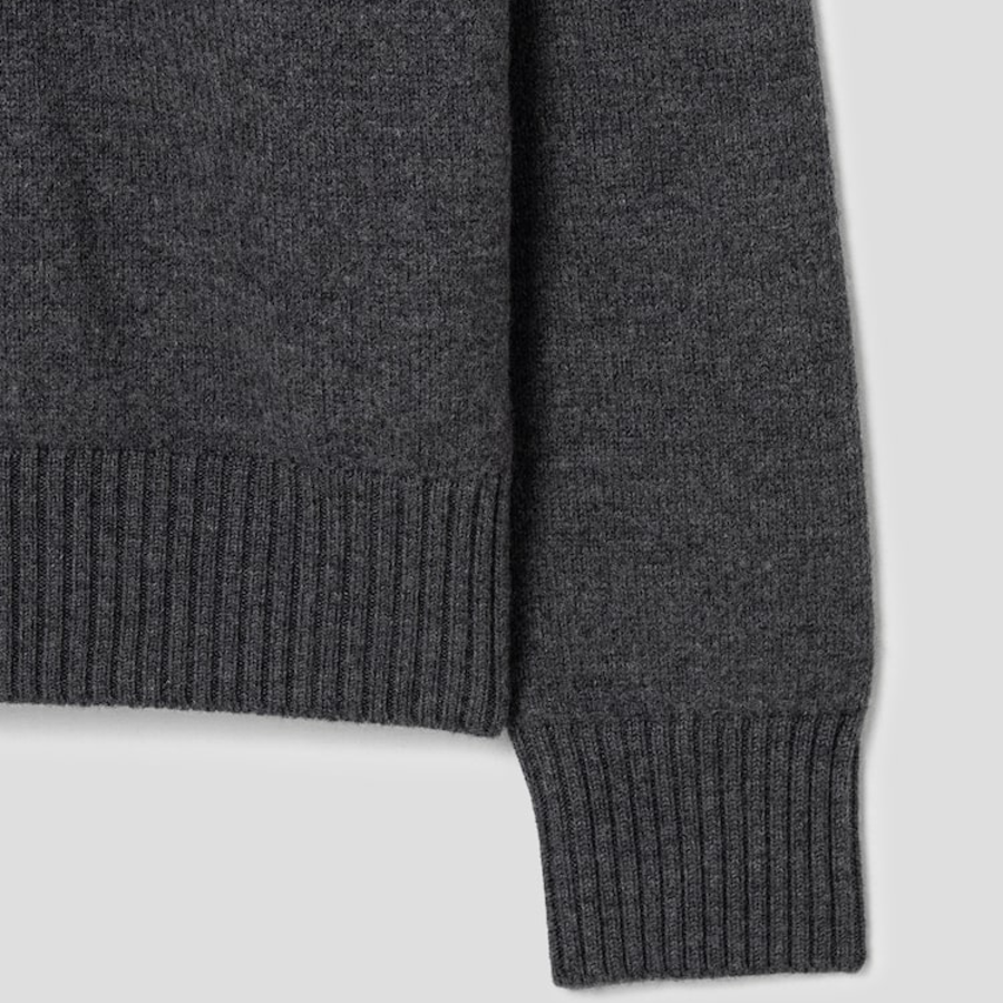 ami Intarsia Adc Sweater – Grey