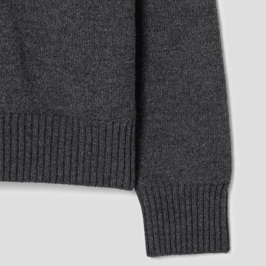 ami Intarsia Adc Sweater – Grey