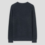 Theory Men Novo Merino Maden Crew Neck Sweater - Charcoal Melange