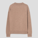 ami Intarsia Adc Sweater – Camel