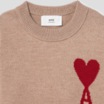 ami Intarsia Adc Sweater – Camel
