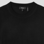 Theory Men Regal Wool Crew Neck Sweater - Black