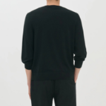 Theory Men Regal Wool Crew Neck Sweater - Black