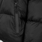 JAJU Loose-Fit Short Puffer Jumper – Black