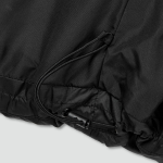 JAJU Loose-Fit Short Puffer Jumper – Black