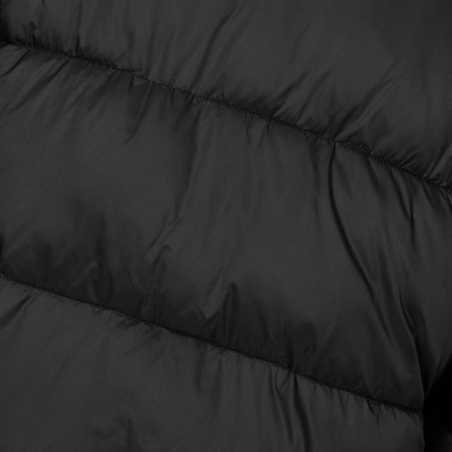 JAJU Loose-Fit Short Puffer Jumper – Black