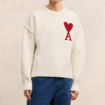 ami Intarsia Adc Sweater – Off White