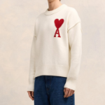 ami Intarsia Adc Sweater – Off White
