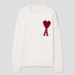 ami Intarsia Adc Sweater – Off White