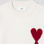 ami Intarsia Adc Sweater – Off White