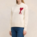 ami Intarsia Adc Sweater – Off White