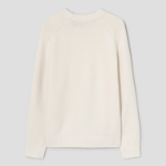 Theory Men Montana Wool Crew Neck Sweater - Winter White
