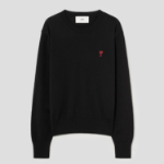ami [Exclusive] Small ADC Sweater – Black