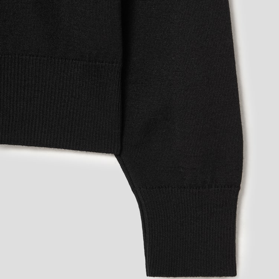 ami [Exclusive] Small ADC Sweater – Black