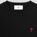 ami [Exclusive] Small ADC Sweater – Black