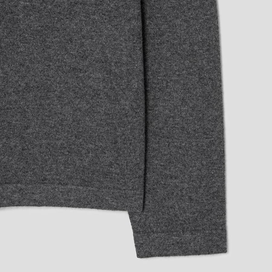 Theory Men Cashmere Collared Cardigan - Grey Heather