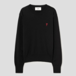 ami [Exclusive] Small ADC Sweater – Black