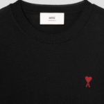 ami [Exclusive] Small ADC Sweater – Black