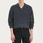 Theory Men Montana Wool V Neck Sweater - Pestle Melange