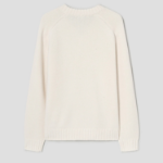 Theory Men Montana Wool V Neck Sweater - Winter White
