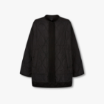 JAJU Loose Fit Light Padding Jacket – Black