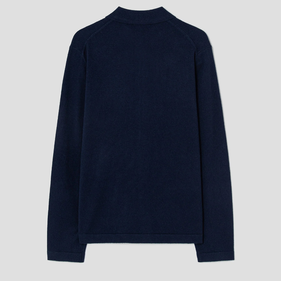 Theory Men Cashmere Collared Cardigan - Baltic