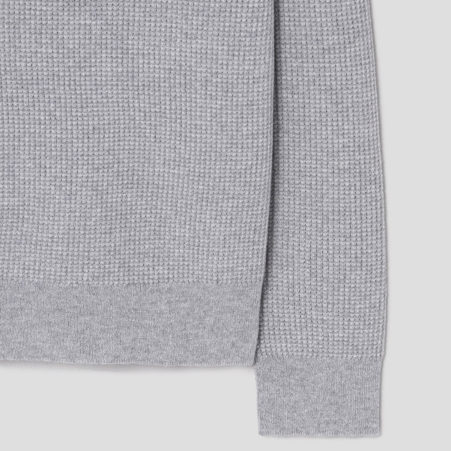 Theory Men Cashmere Crew Neck Thermal - Vapor Melange