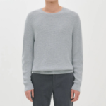 Theory Men Cashmere Crew Neck Thermal - Vapor Melange