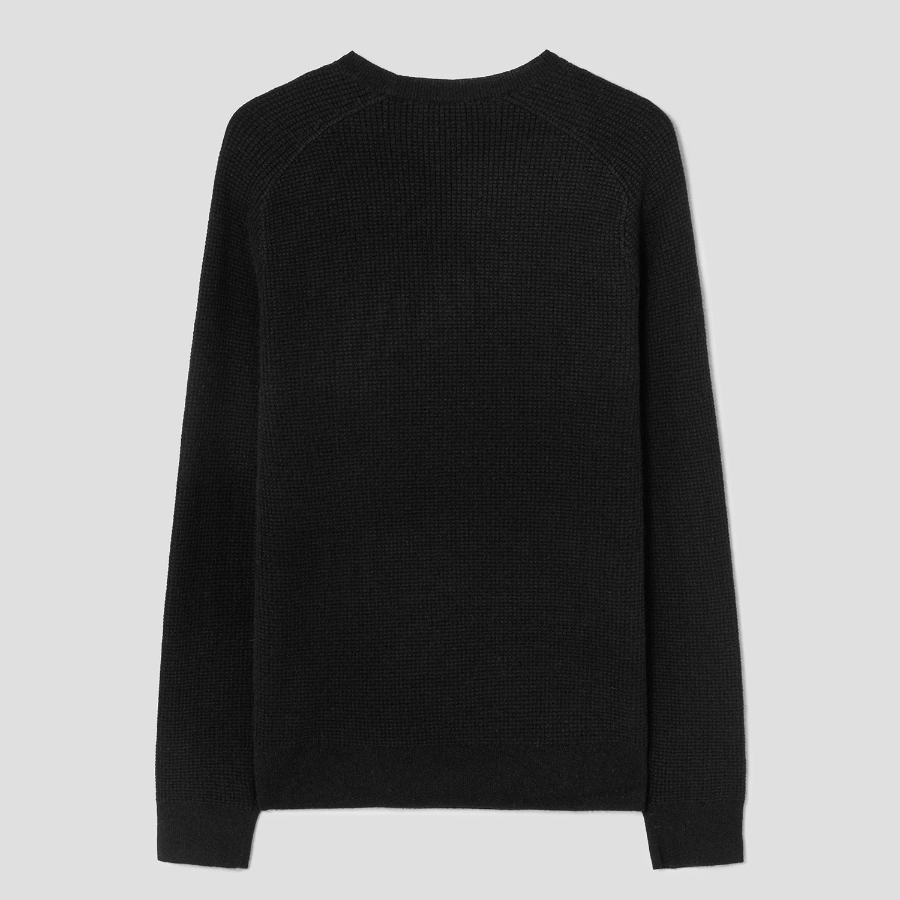 Theory Men Cashmere Crew Neck Thermal - Black