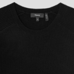 Theory Men Cashmere Crew Neck Thermal - Black