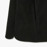 JAJU Loose Fit Hooded Coat – Black