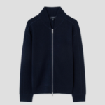 Theory Men Montana Wool Alcos Bomber Jacket - Darkest Navy