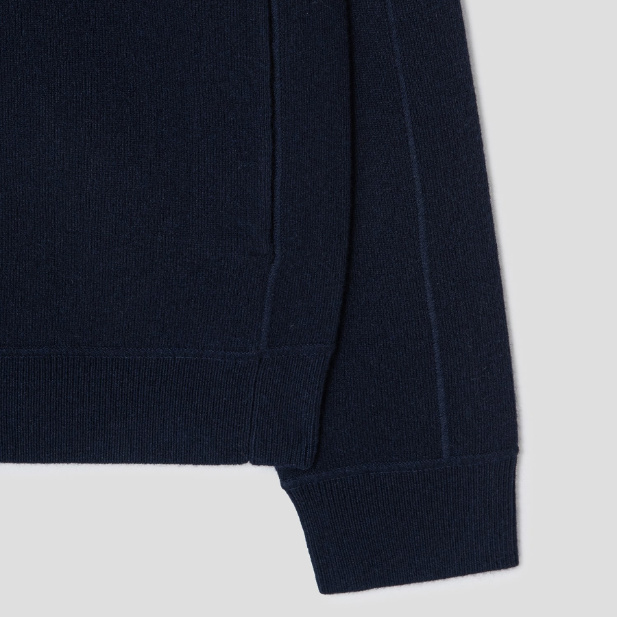 Theory Men Montana Wool Alcos Bomber Jacket - Darkest Navy