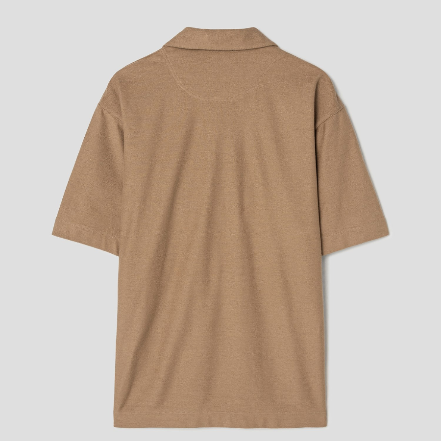 Theory Men Soft Terry Polo Tee - Dark Chino