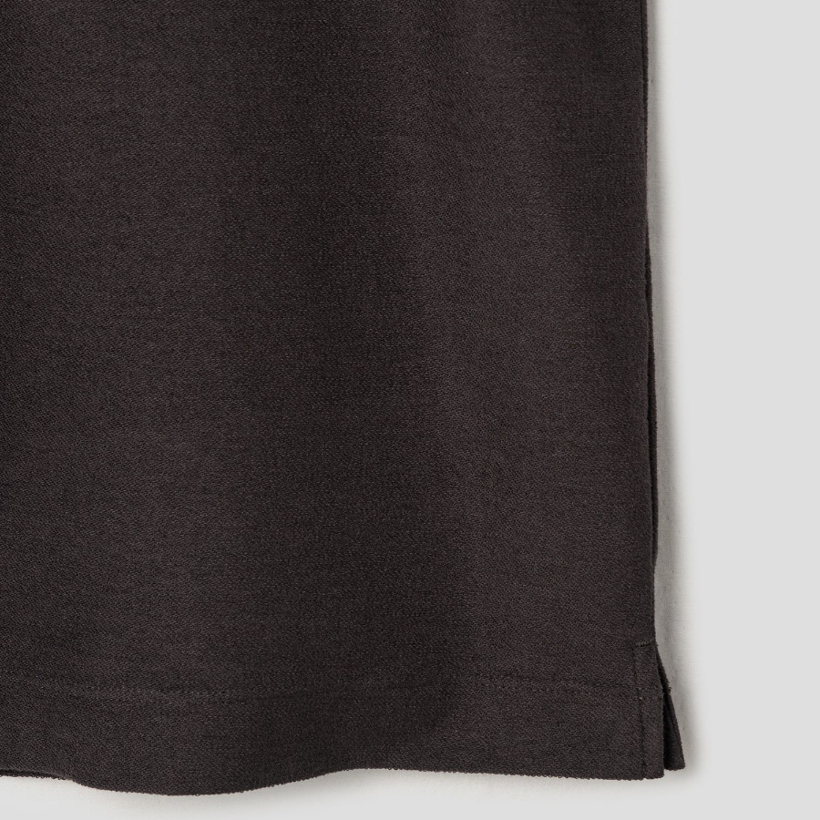 Theory Men Soft Terry Polo Tee - Warm Carbon