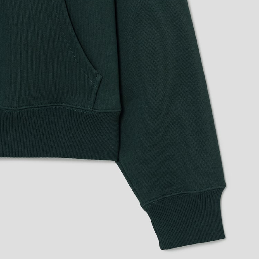 ami (Unisex) WS Patch Hoodie – Dark Green