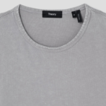 Theory Men Fade Jersey Crew Neck Tee - Dark Vapor