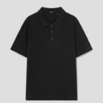 Theory Men Cosmos Bron Polo Tee - Black
